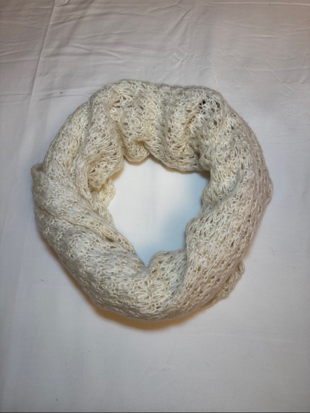 Cotton On Cream Knit Infinity Scarf